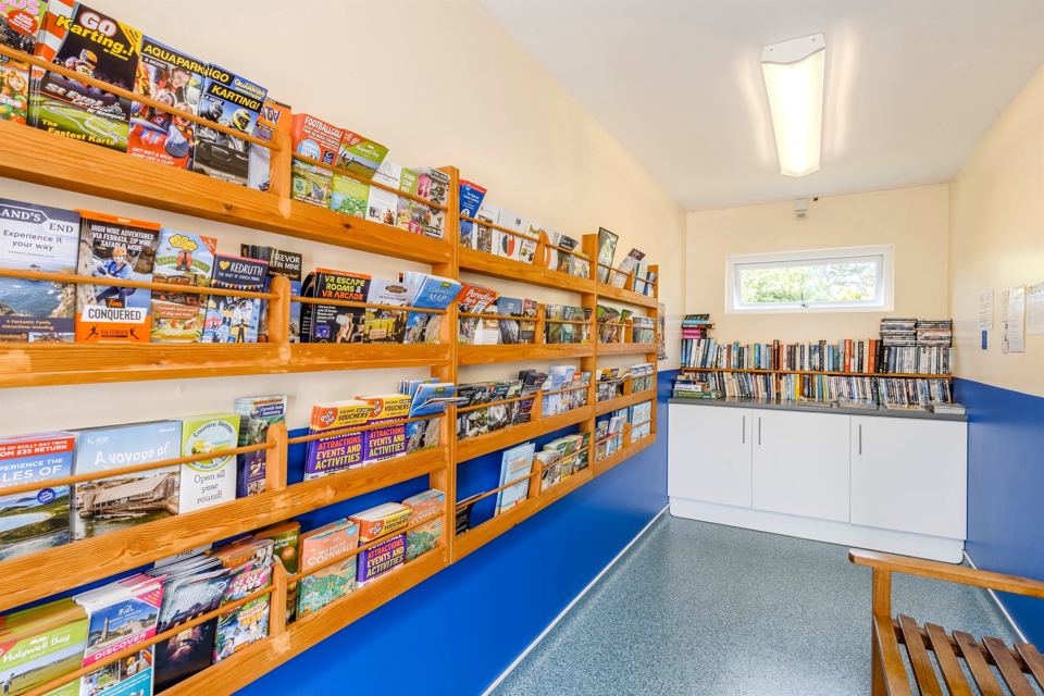 Shop with guides and books