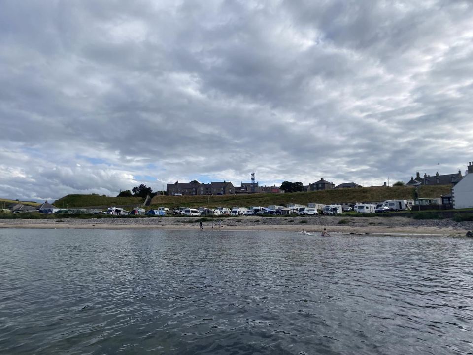 The park seen from the bay