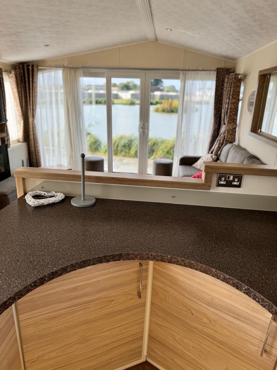 Lounge looking over the lake