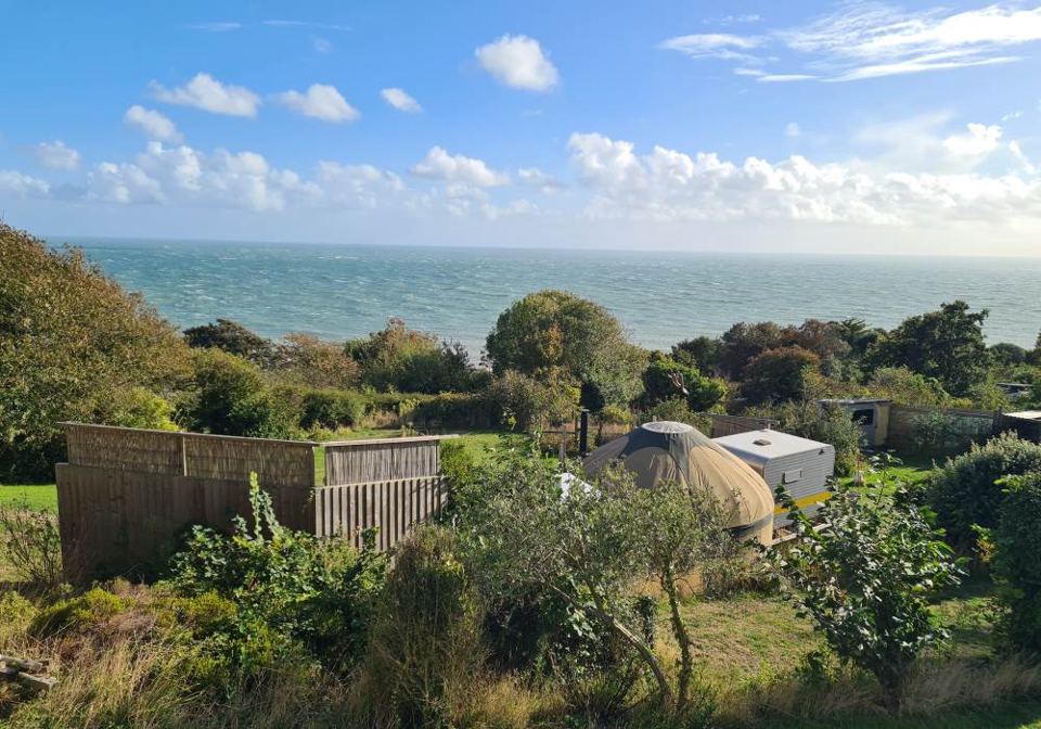 Site looking out to sea