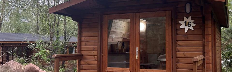 Glamping pod front