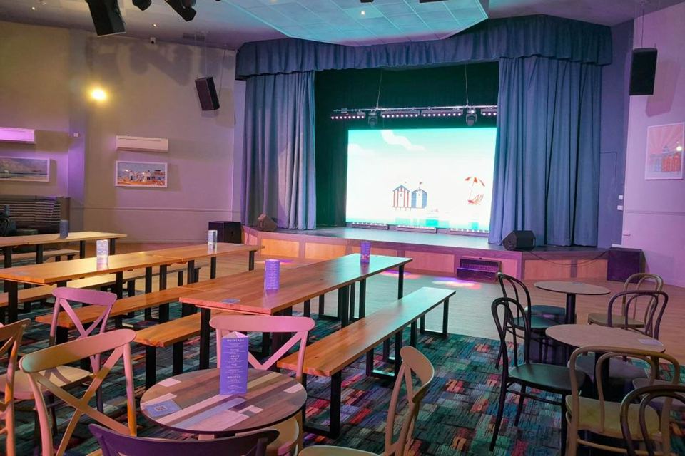 Stage and seating