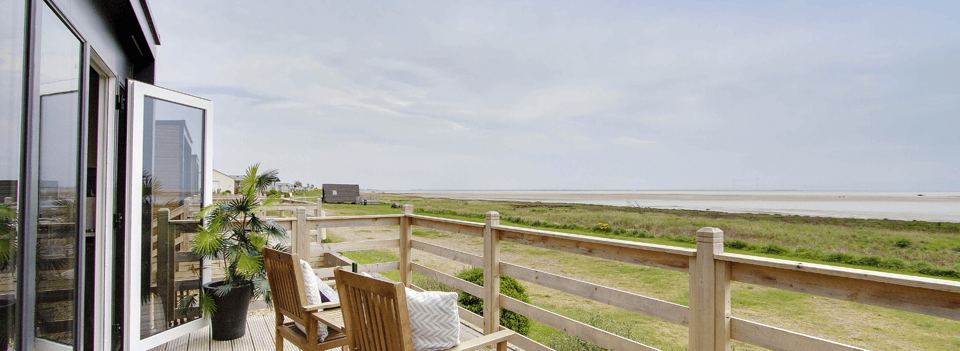 Deck looking over the Solway