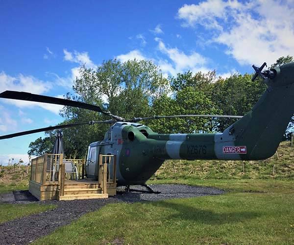 Converted Lynx helicopter