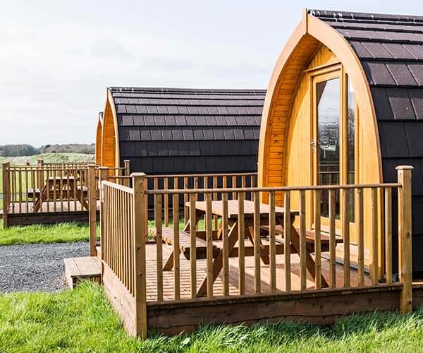 Pod with decking