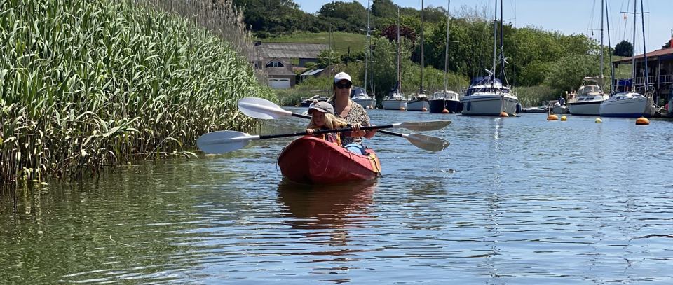 Kayaking on the River Frome