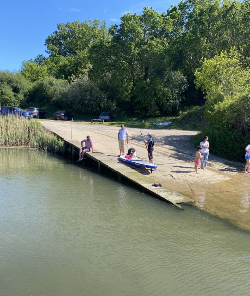 Slipway into the river