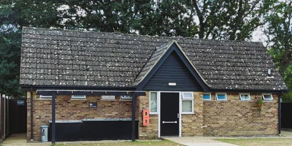 Toilet and shower block