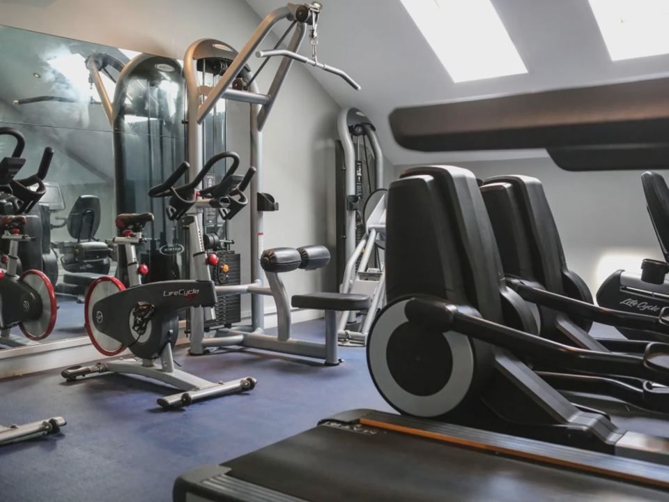 Gym with cardio machines