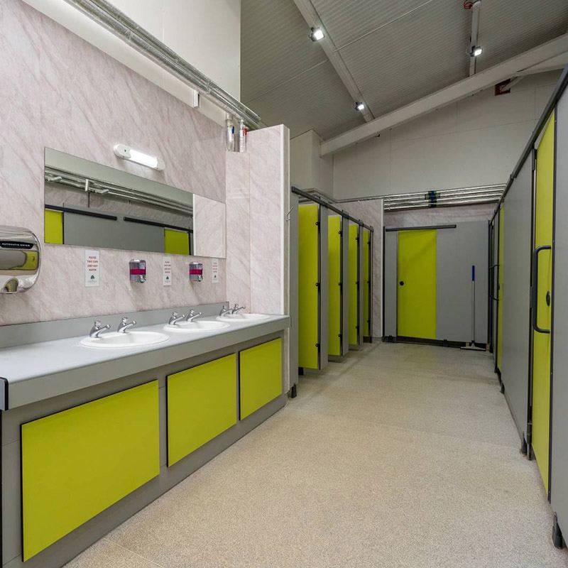 Shower block washroom