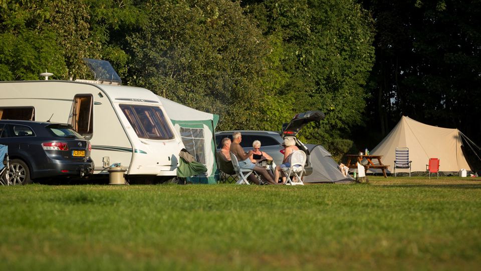 Caravan and bell tent pitches