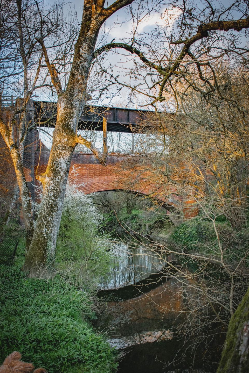 Old bridge over the river