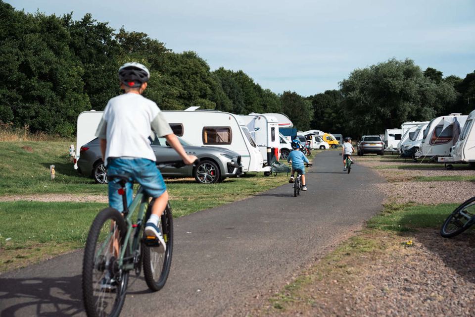 Touring area from the park road