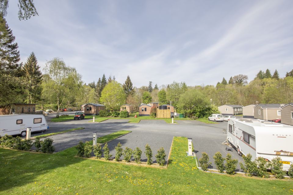 Serviced touring pitches