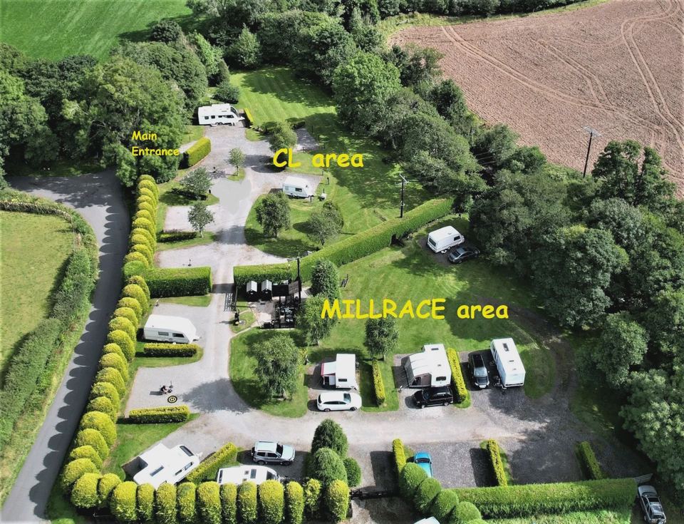 Aerial view of the pitches