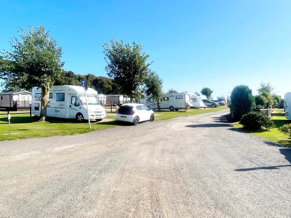 Motorhomes on the park