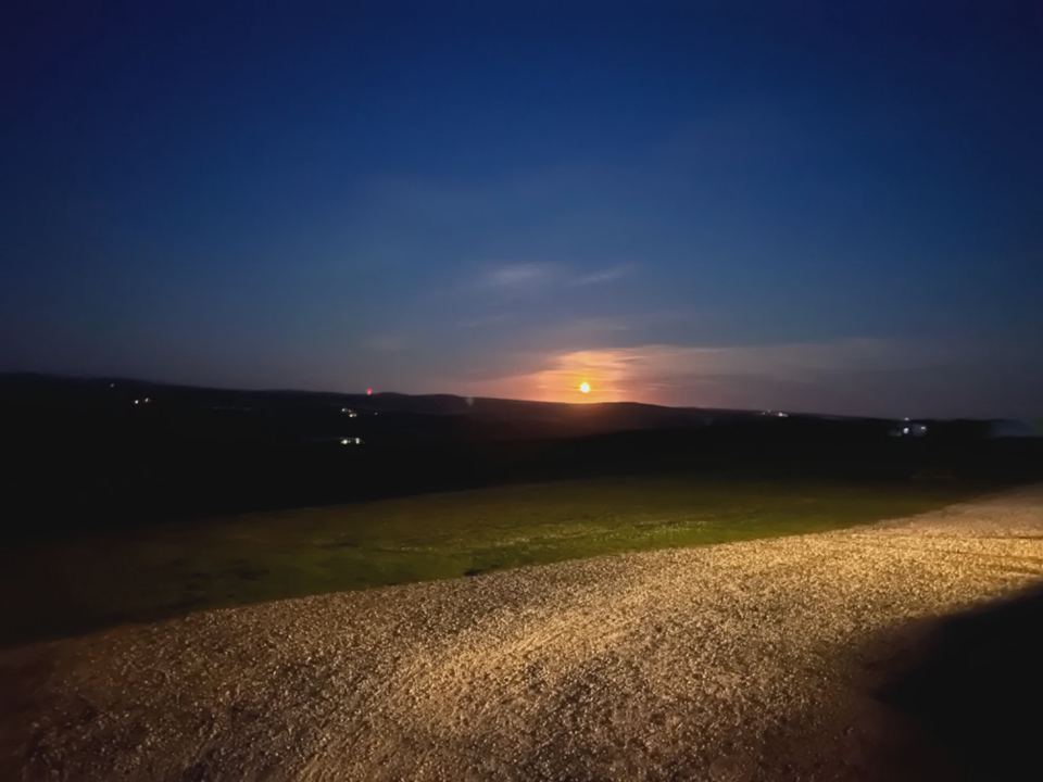 Dusk over the fields