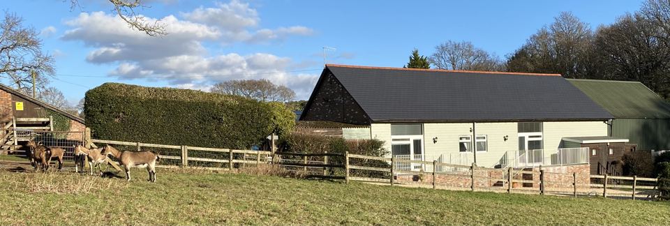 Deer paddock and cottages