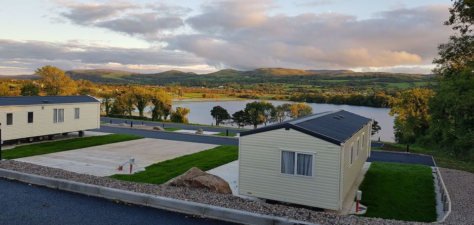 Holiday homes overlooking the lough