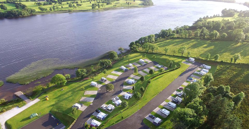 Park from above beside the lough