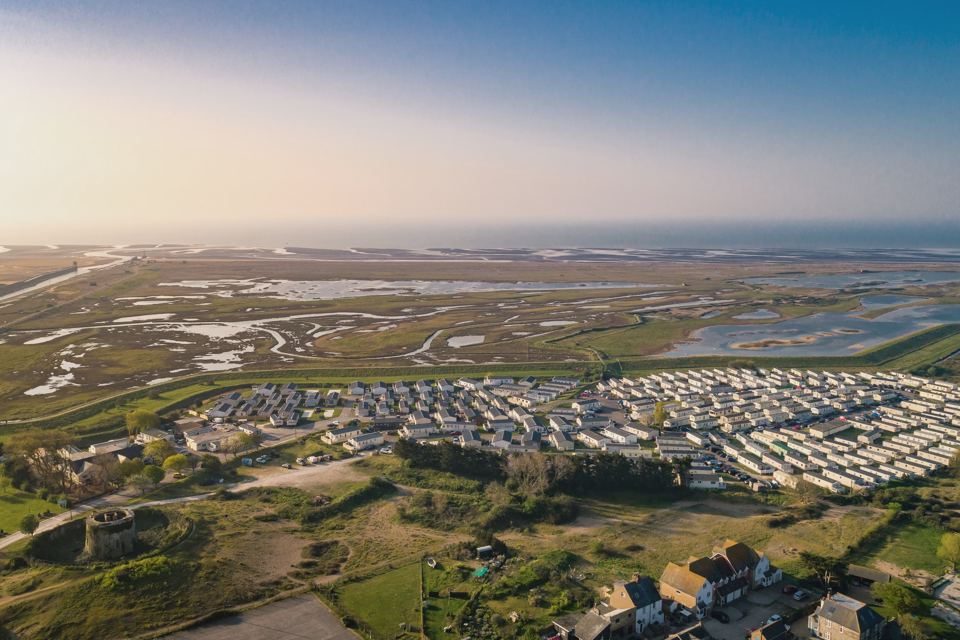 The park and Rye Harbour marshes