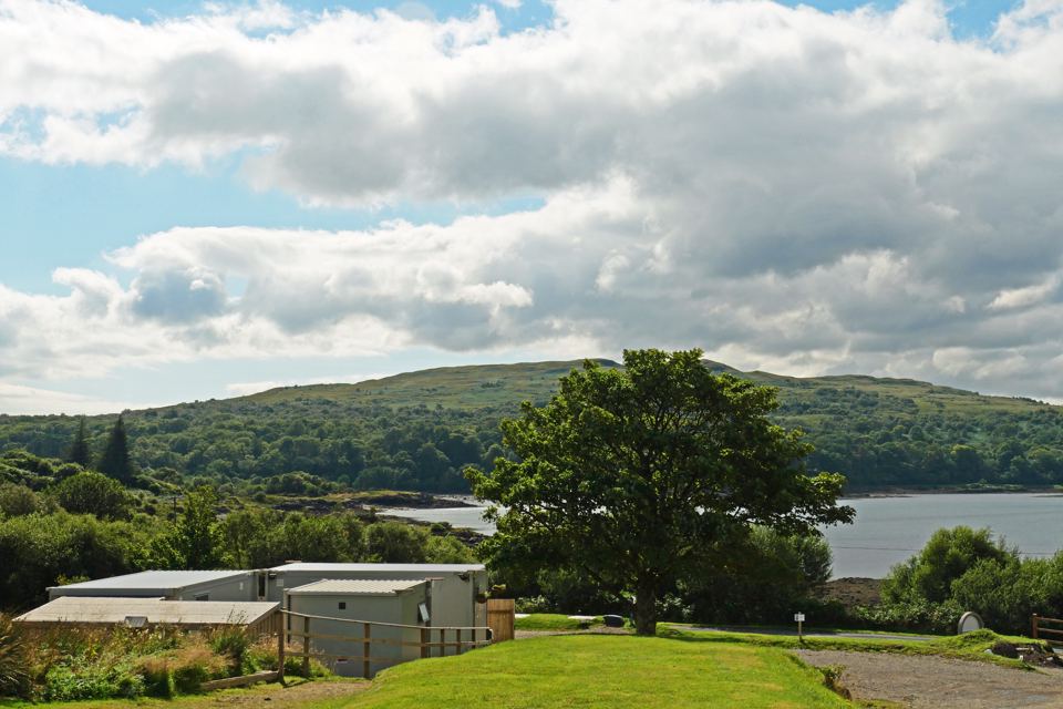 Site and bay seen from above