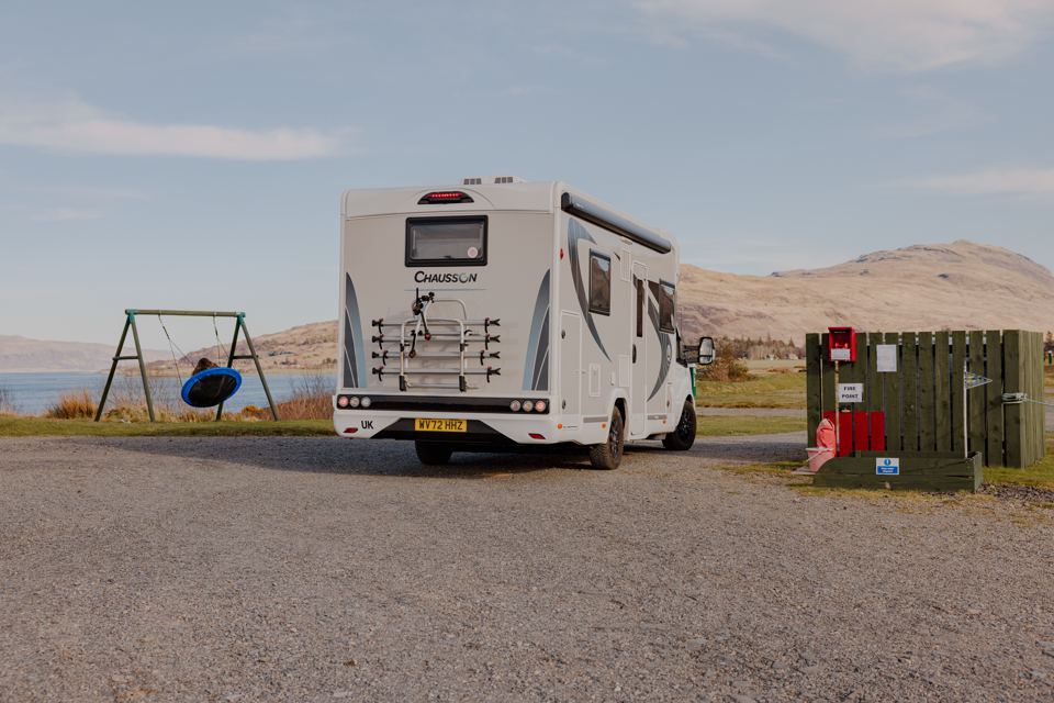 Hardstanding pitch and swing