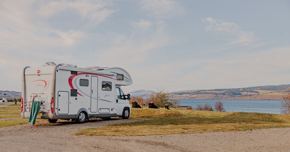 Motorhome overlooking the Sound