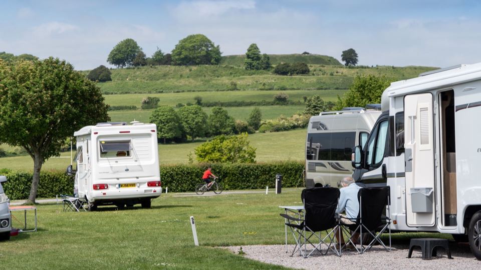 Pitches with Old Sarum behind
