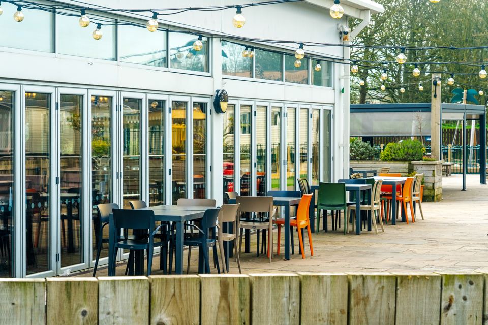 Restaurant and outdoor seating