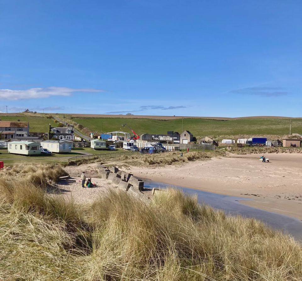 Site behind the dunes