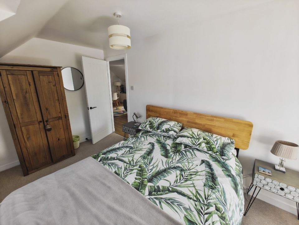 King bedroom in the flat