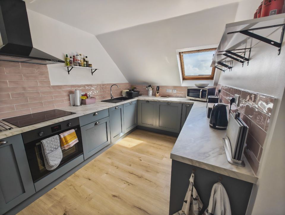 Flat kitchen