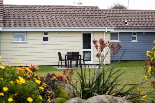 Chalet with garden