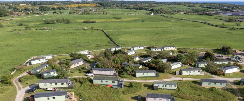 Caravans on the open ground