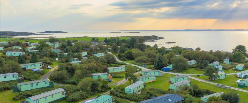 Caravans above the bay