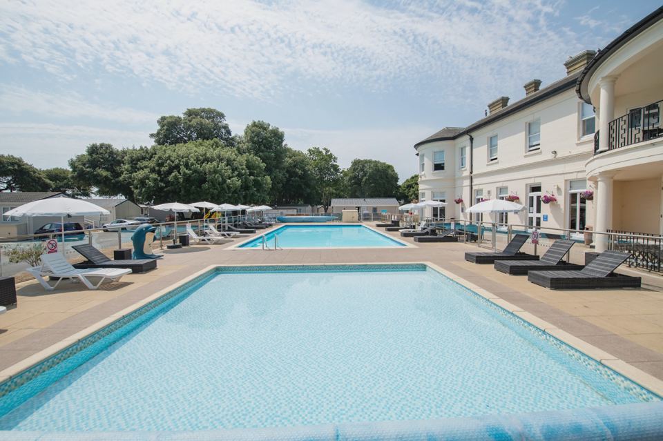 Outdoor pool and sun terrace