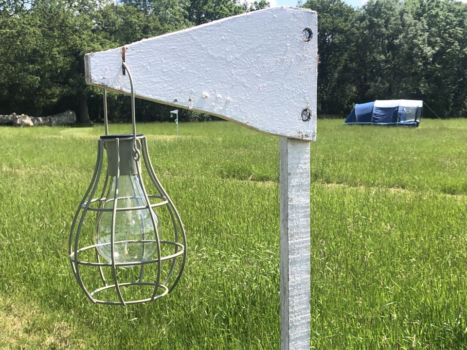 Pitch in the long grass