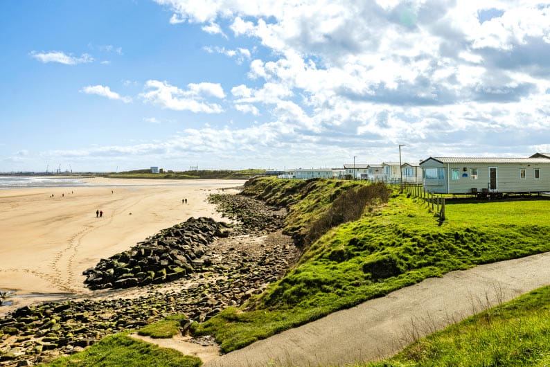 Beach and cliff path