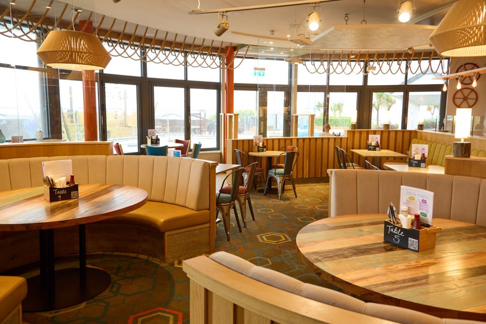 Bistro dining area