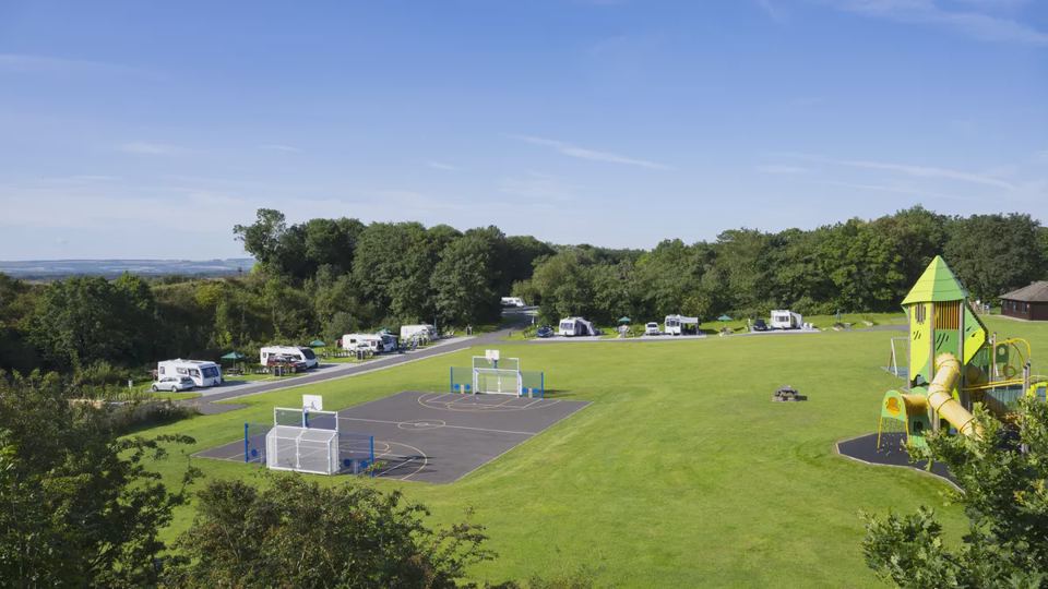 Pitches and play area