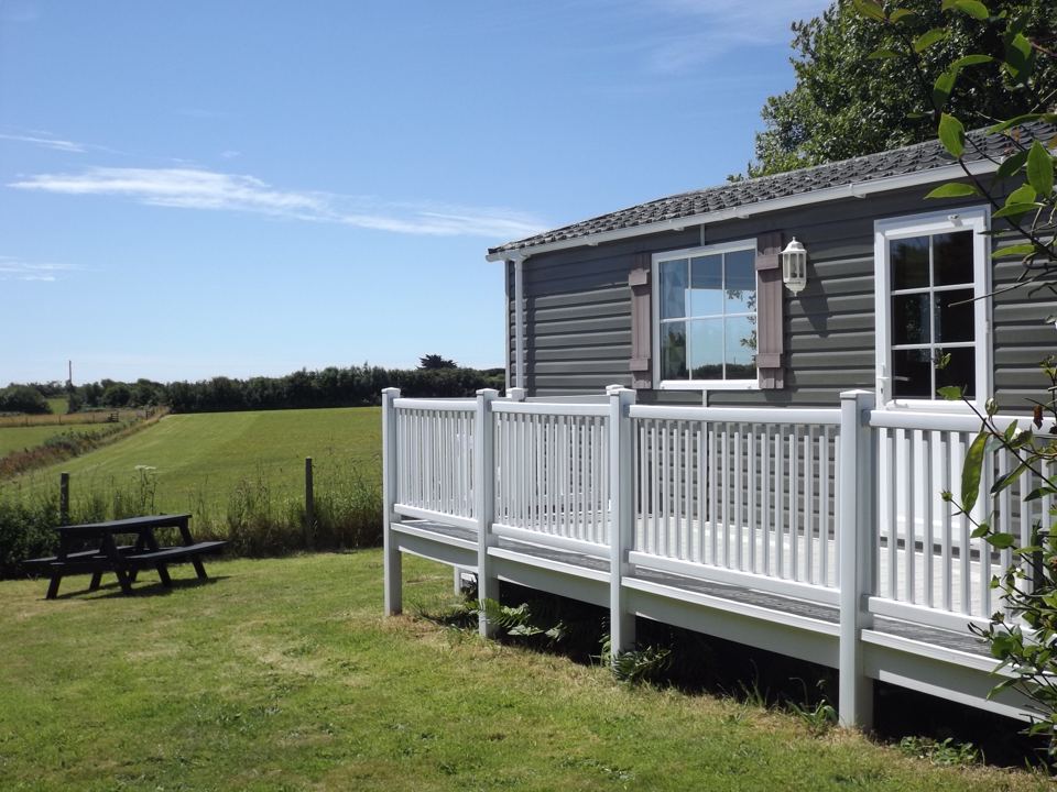 Chalet with decking