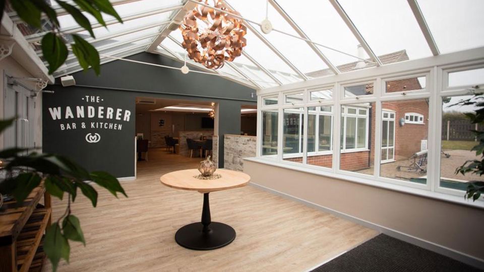 Conservatory bar area