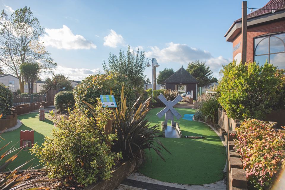 Crazy golf course