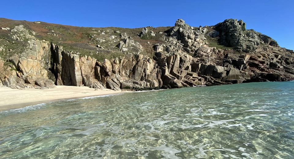 Clear water at the cove