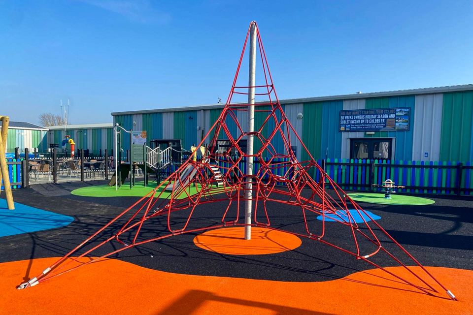 Play area by the clubhouse