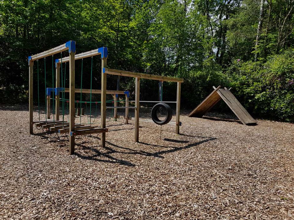 Climbing frame play area
