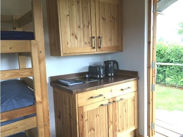 Hut kitchenette