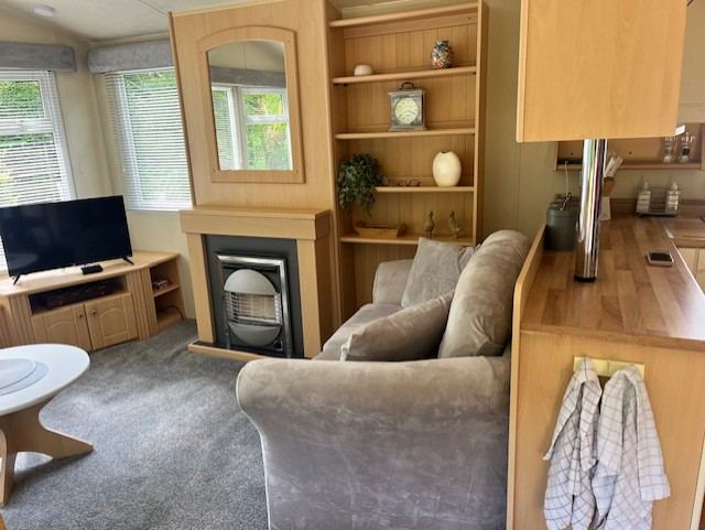 Static caravan lounge