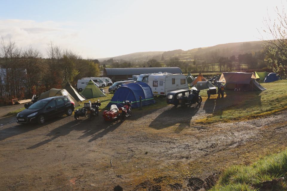 Pitches with hill views
